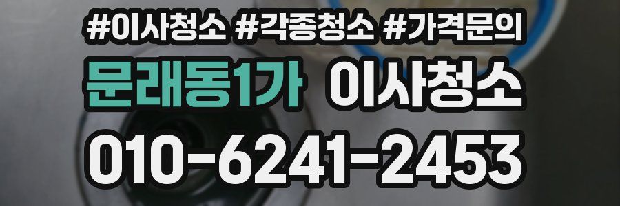 문래동1가 이사청소