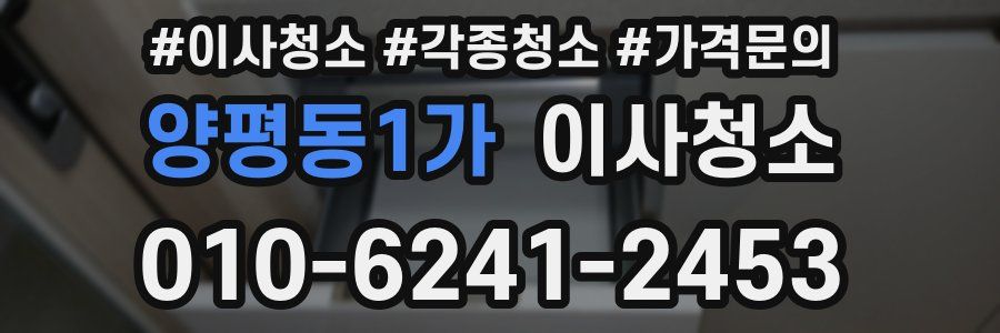 양평동1가 이사청소