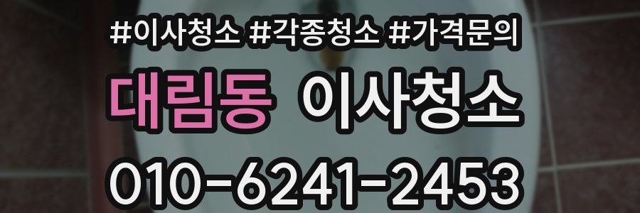 대림동 이사청소