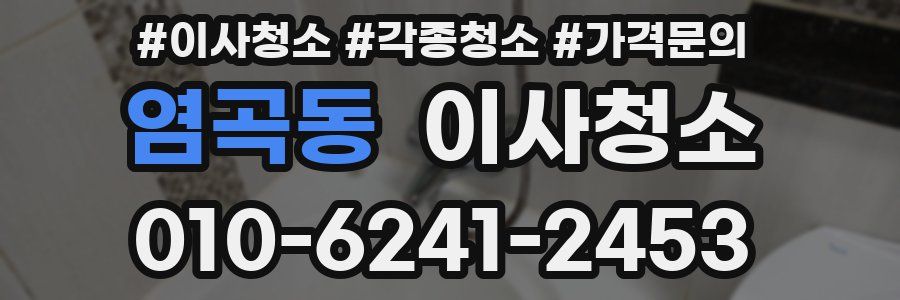 염곡동 이사청소