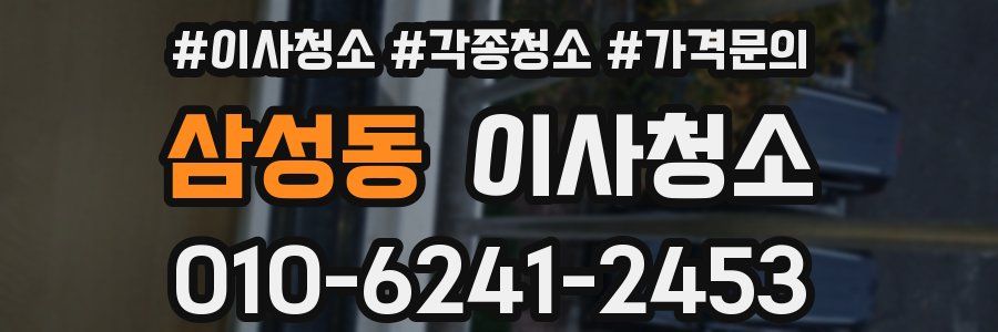 삼성동 이사청소