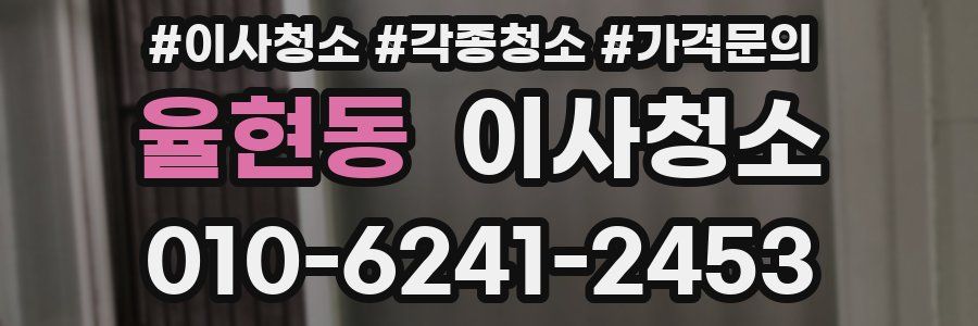 율현동 이사청소