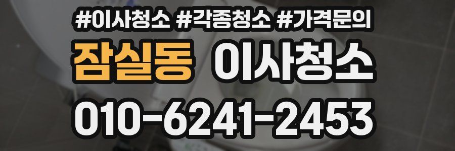 잠실동 이사청소