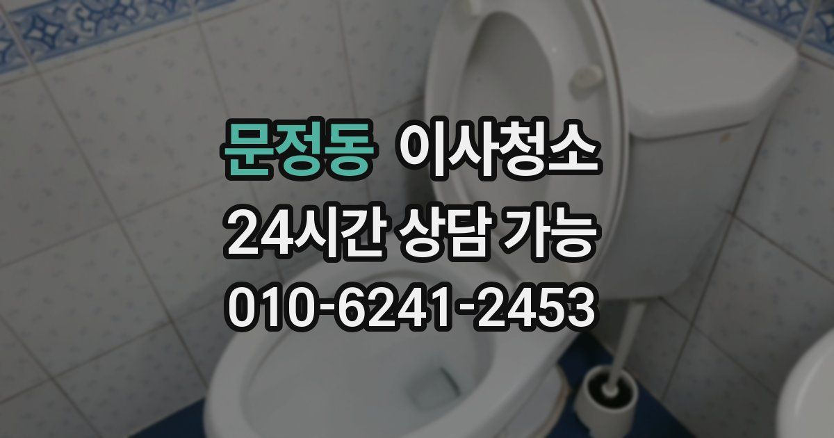 문정동 입주청소