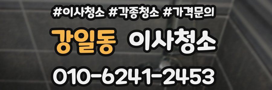 강일동 이사청소