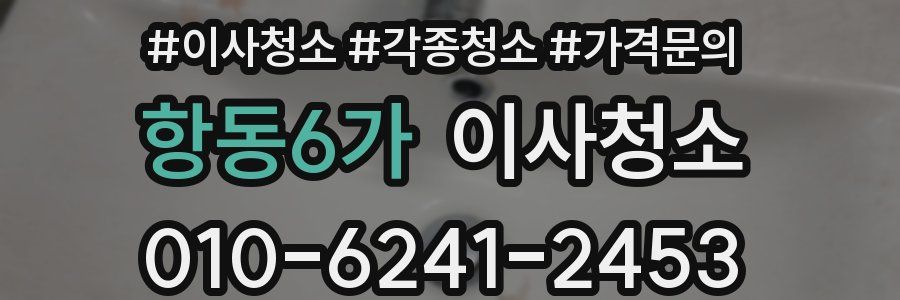 항동6가 이사청소