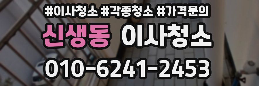 신생동 이사청소