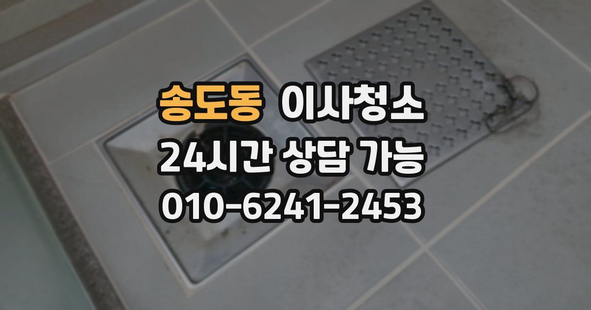 송도동 입주청소