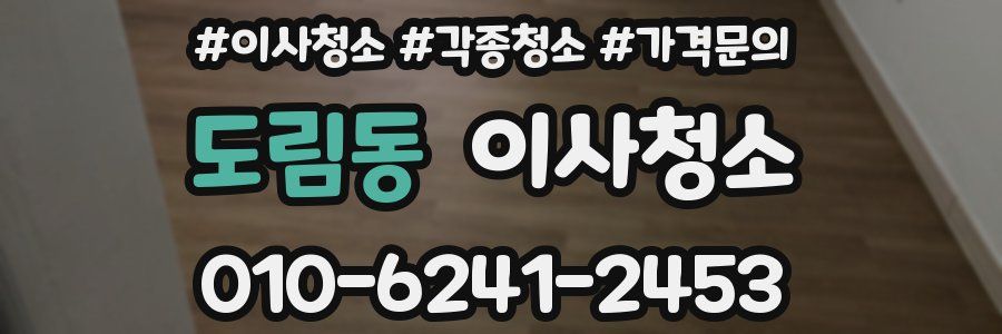 도림동 이사청소