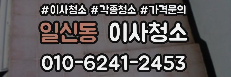 일신동 이사청소