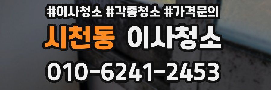 시천동 이사청소