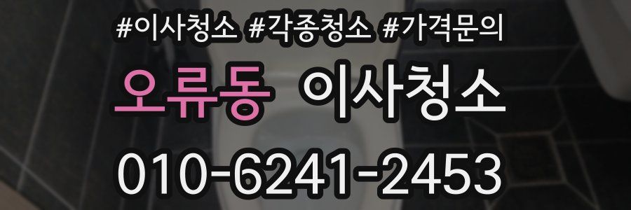 오류동 이사청소