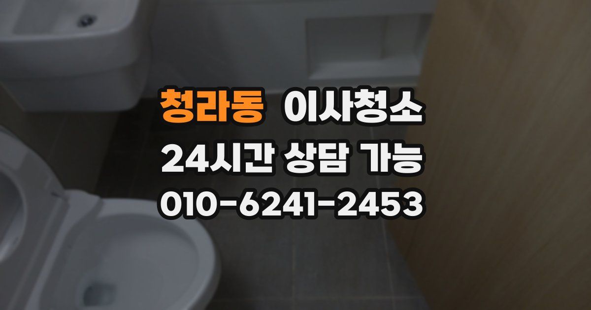 청라동 입주청소