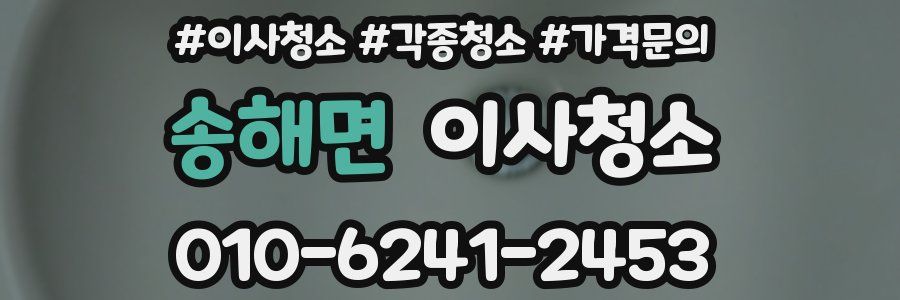 송해면 이사청소