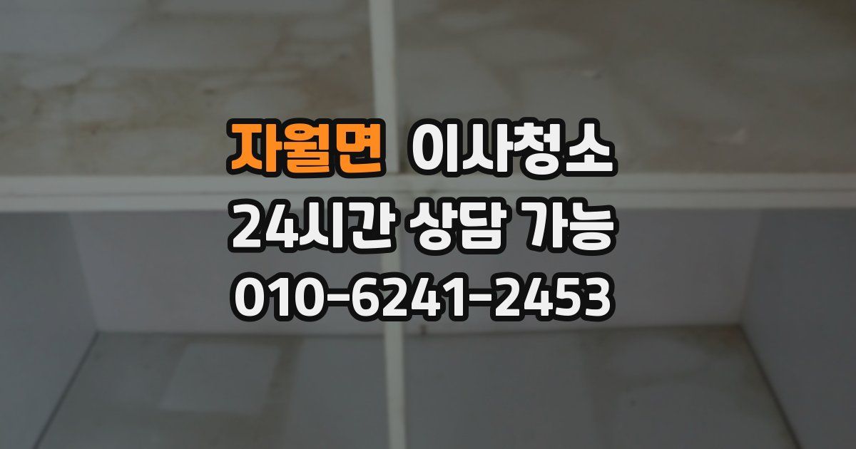 자월면 입주청소