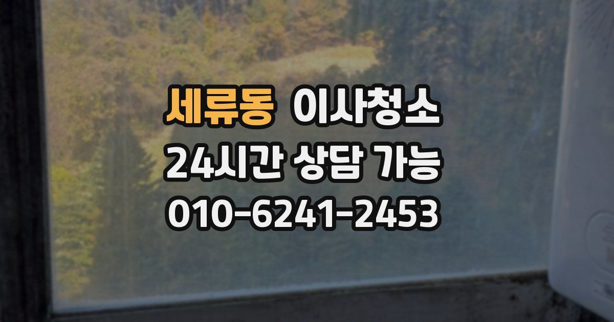 세류동 입주청소