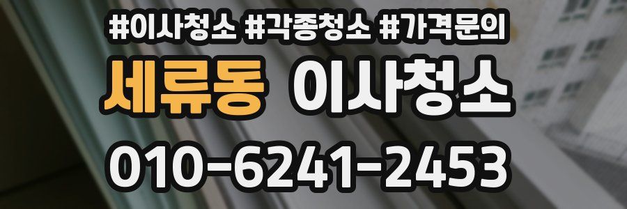 세류동 이사청소