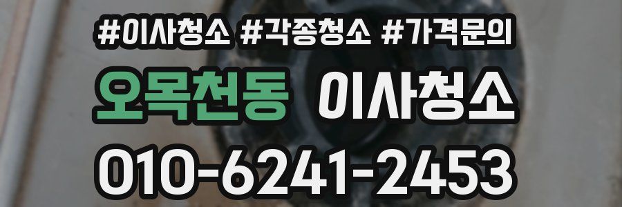 오목천동 이사청소