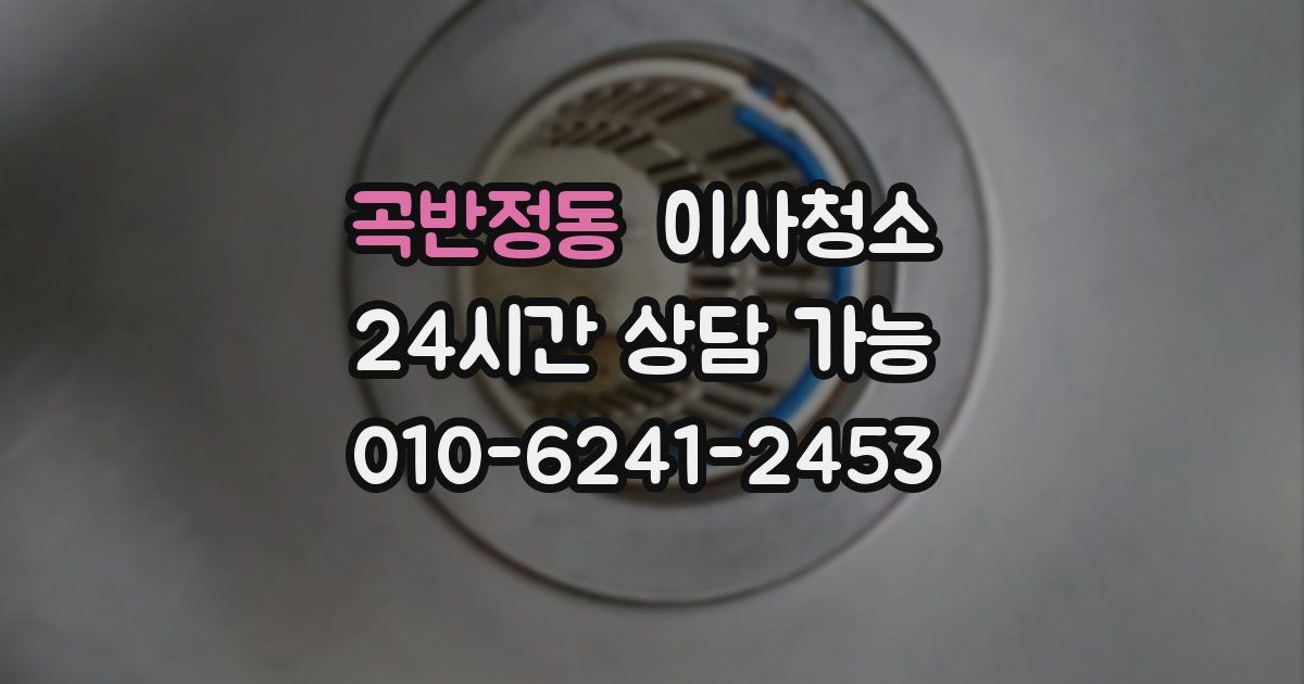 곡반정동 입주청소