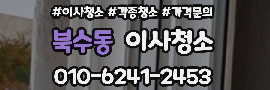 북수동 이사청소