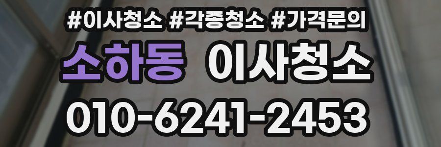 소하동 이사청소