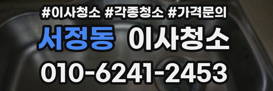 서정동 이사청소