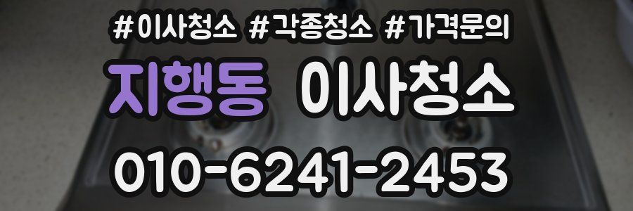 지행동 이사청소