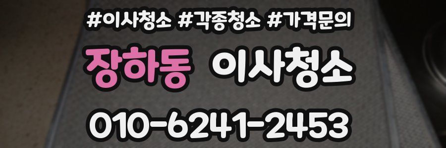 장하동 이사청소