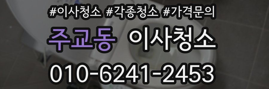 주교동 이사청소