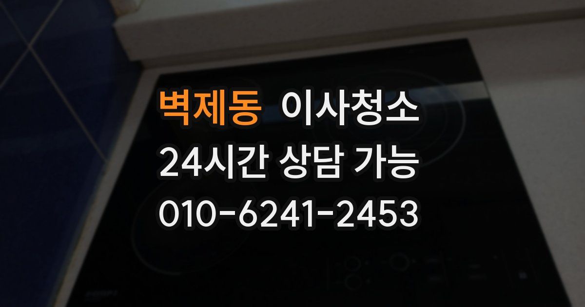 벽제동 입주청소