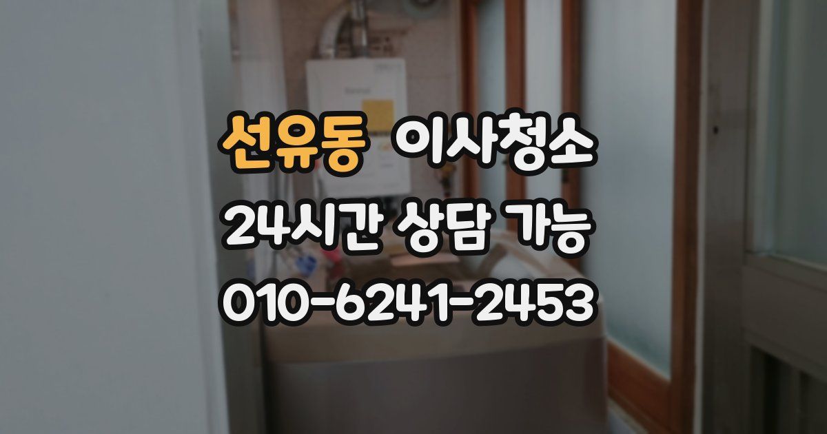 선유동 입주청소