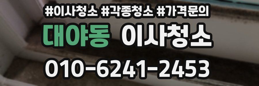 대야동 이사청소