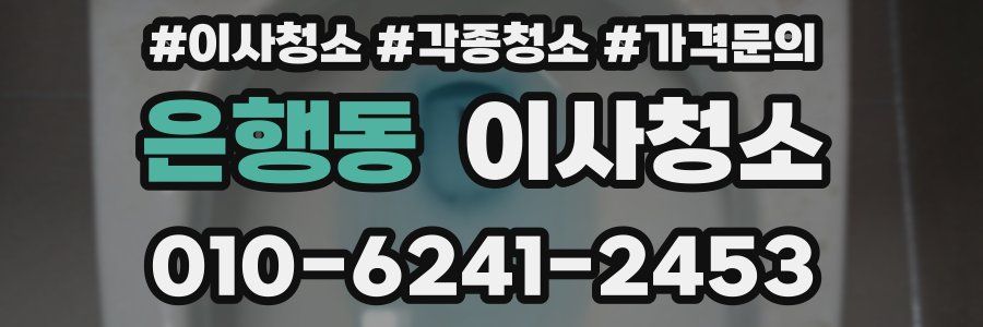 은행동 이사청소