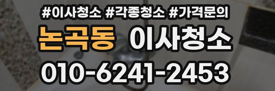 논곡동 이사청소