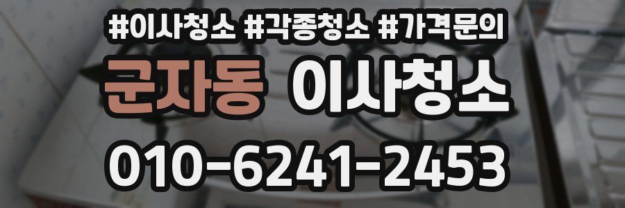 군자동 이사청소