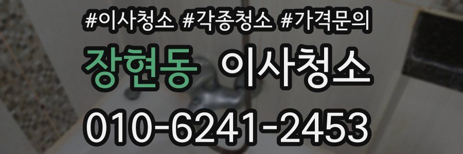 장현동 이사청소