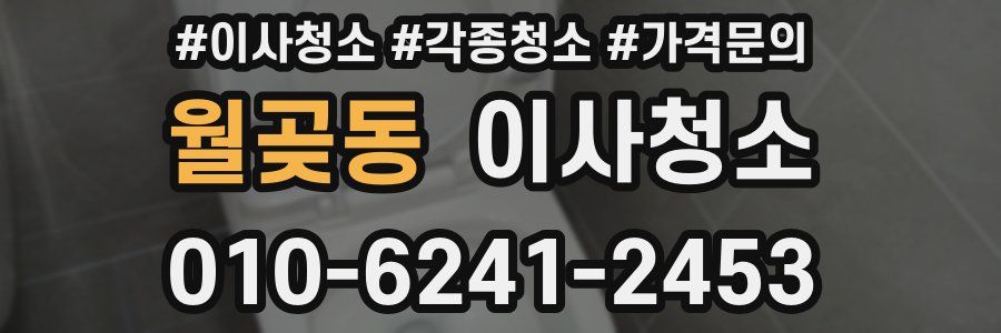 월곶동 이사청소