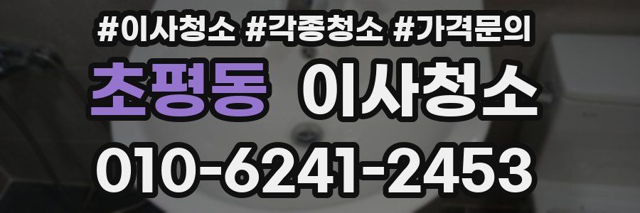 초평동 이사청소