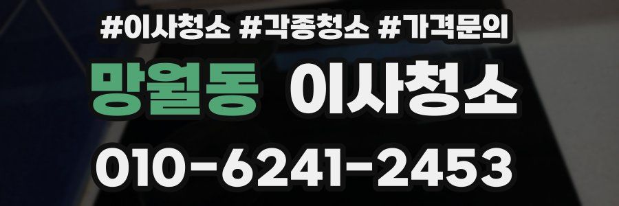 망월동 이사청소