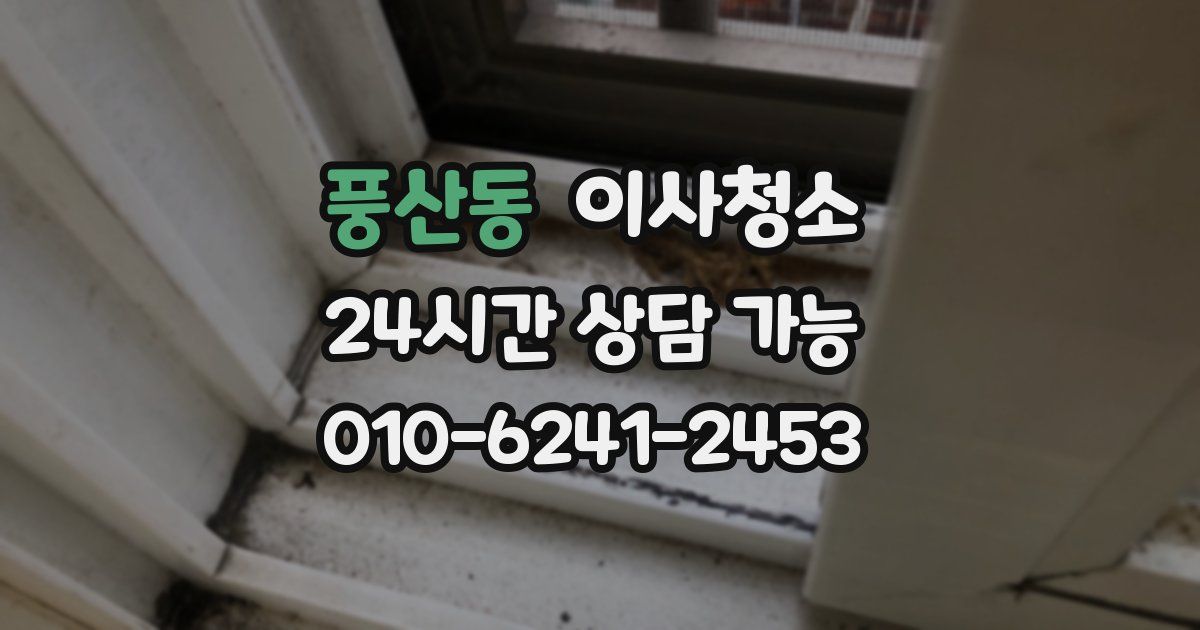 풍산동 입주청소