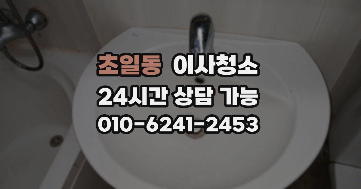 초일동 입주청소