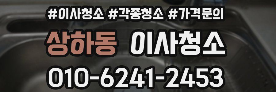 상하동 이사청소