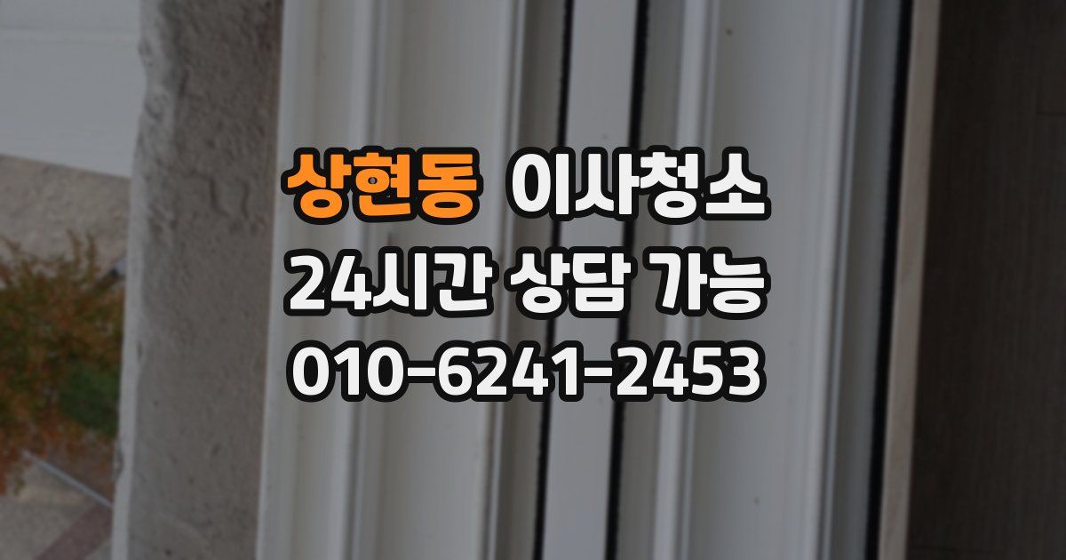 상현동 입주청소