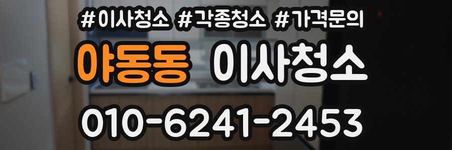 야동동 이사청소