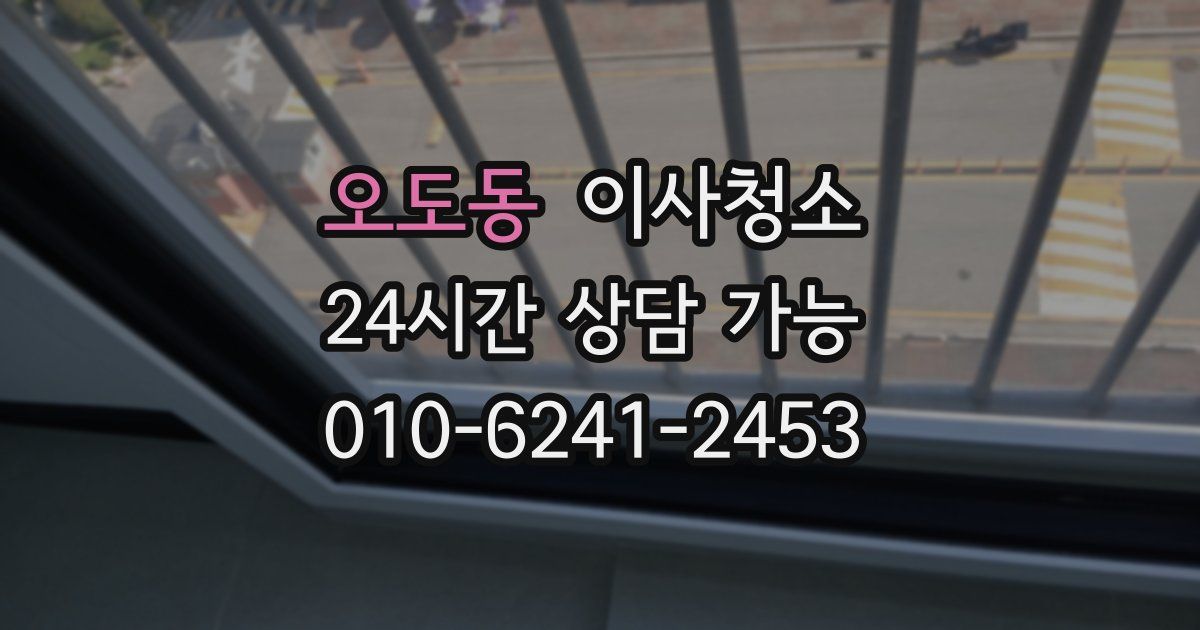 오도동 입주청소