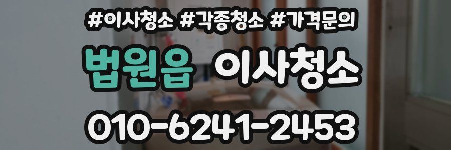 법원읍 이사청소