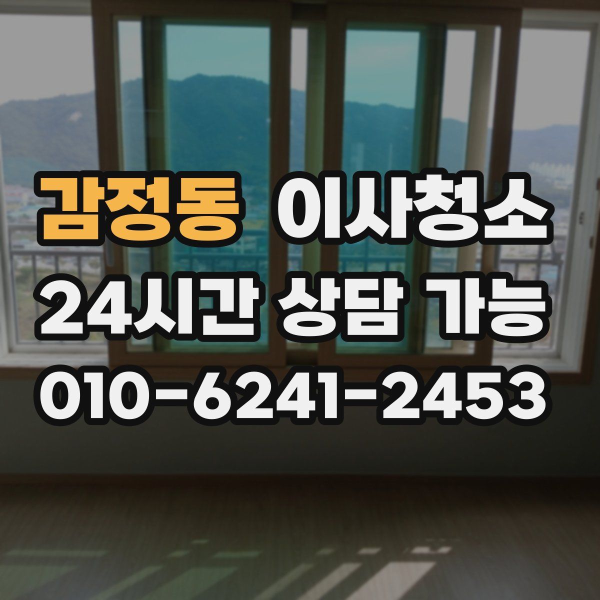 감정동 원룸청소