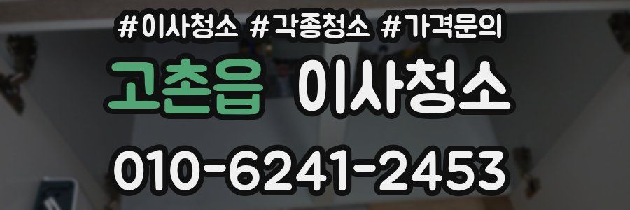 고촌읍 이사청소