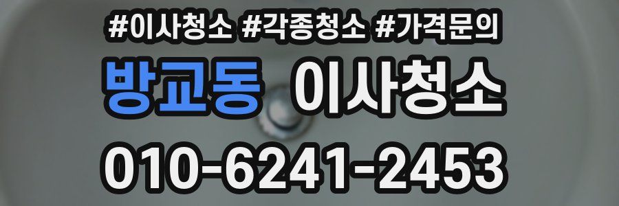 방교동 이사청소