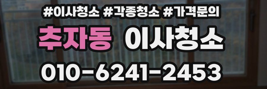 추자동 이사청소